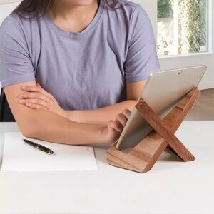 Book holder plates organizer phone holder